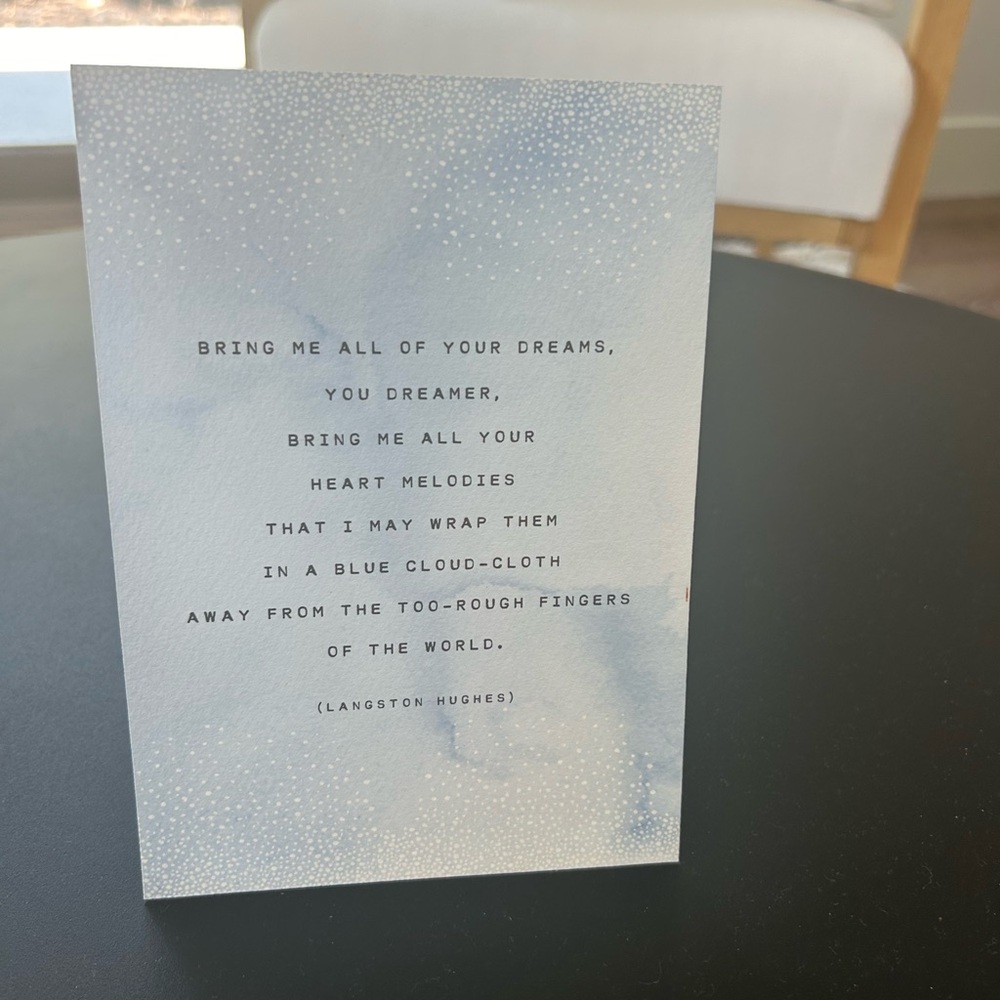 Langston Hughes print